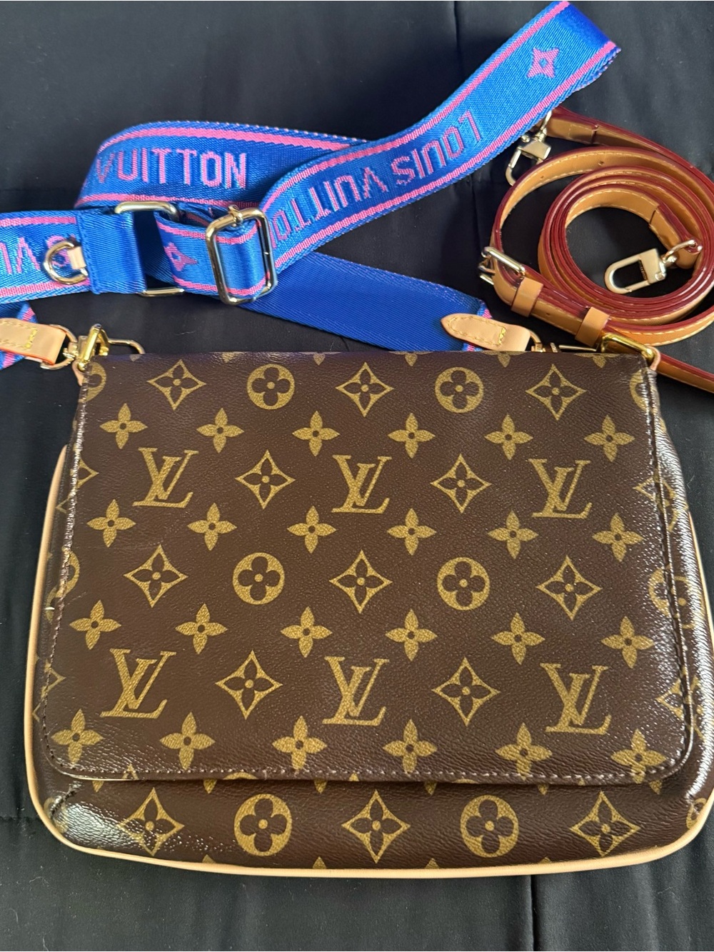 ❤️Monogram Musette Tango Inspired Bag with 2 Crossbody/Shoulder Straps